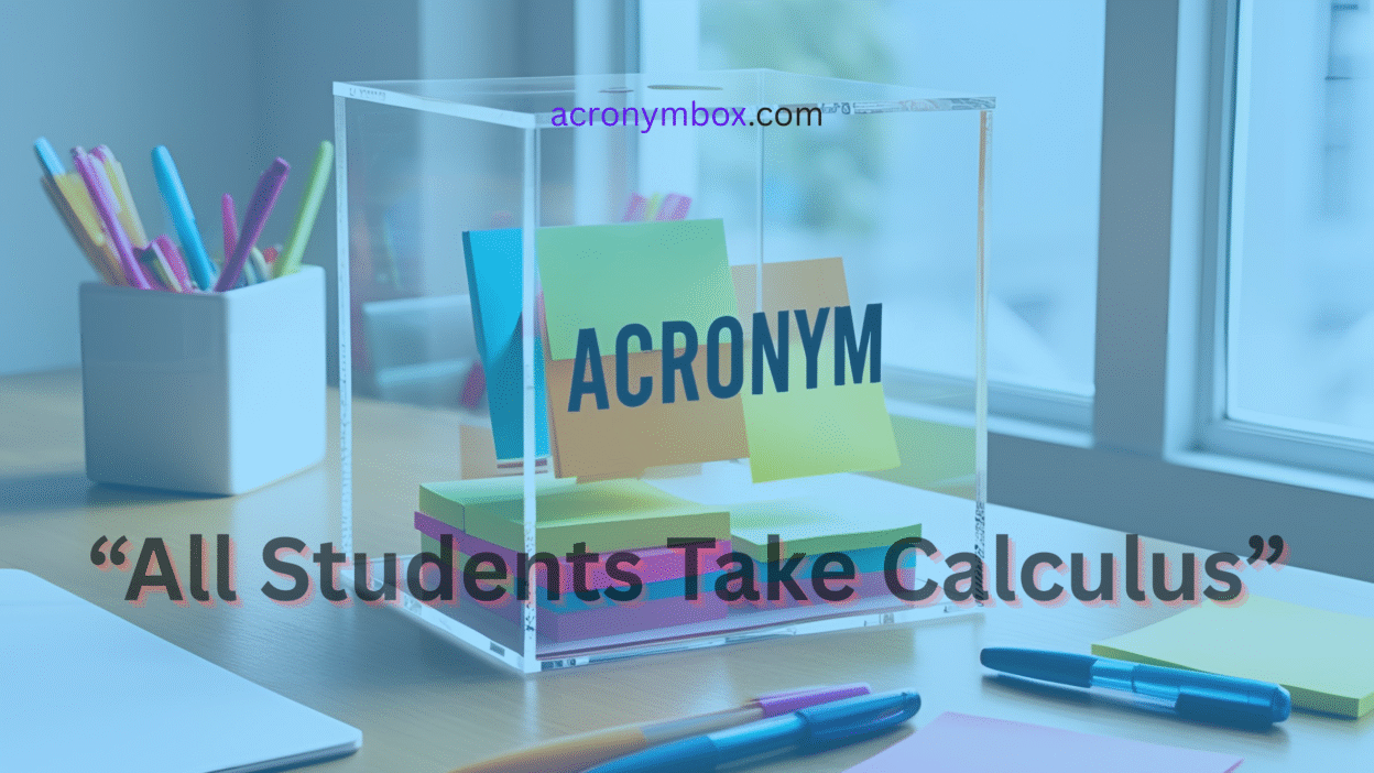 “All Students Take Calculus”