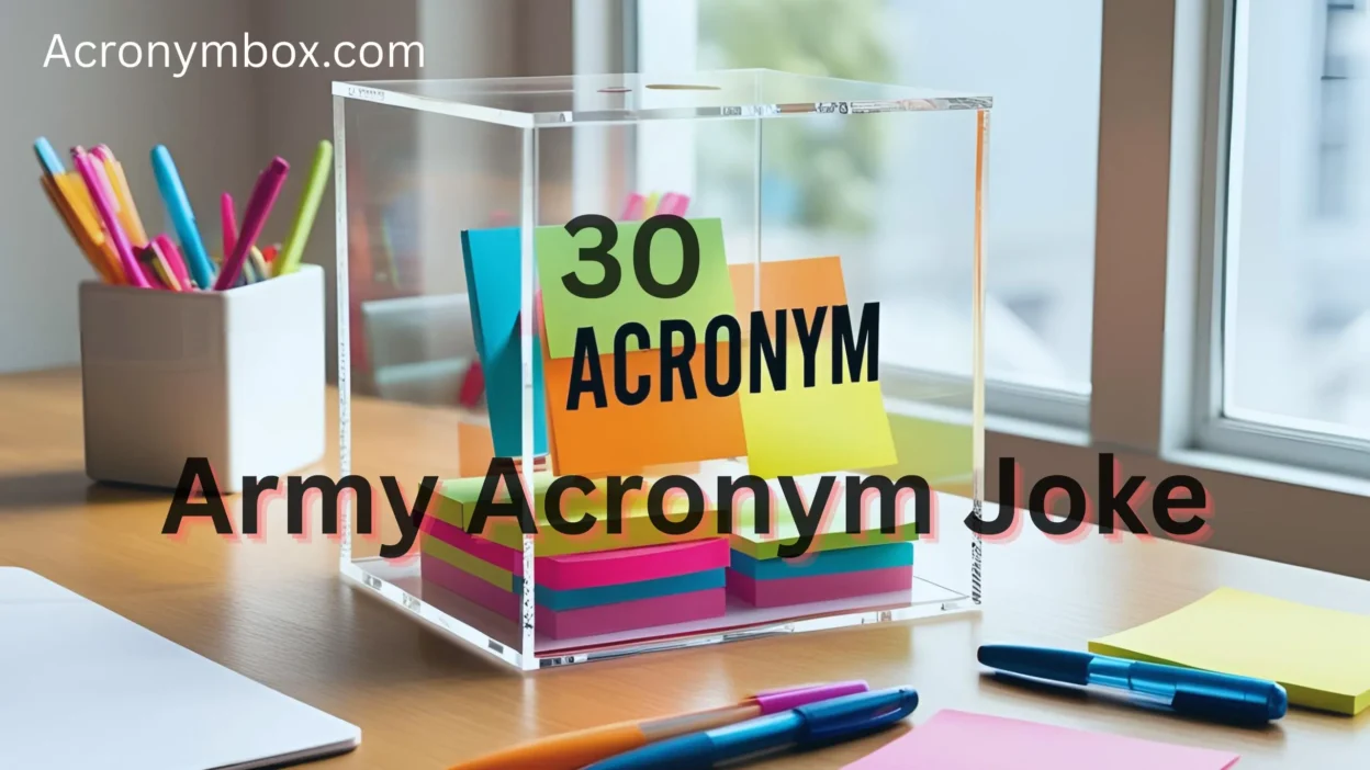 Army Acronym Joke