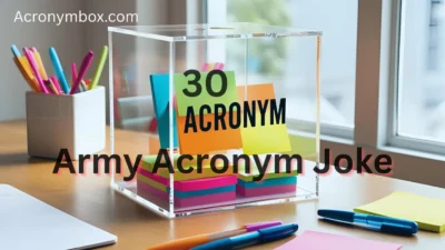 Army Acronym Joke