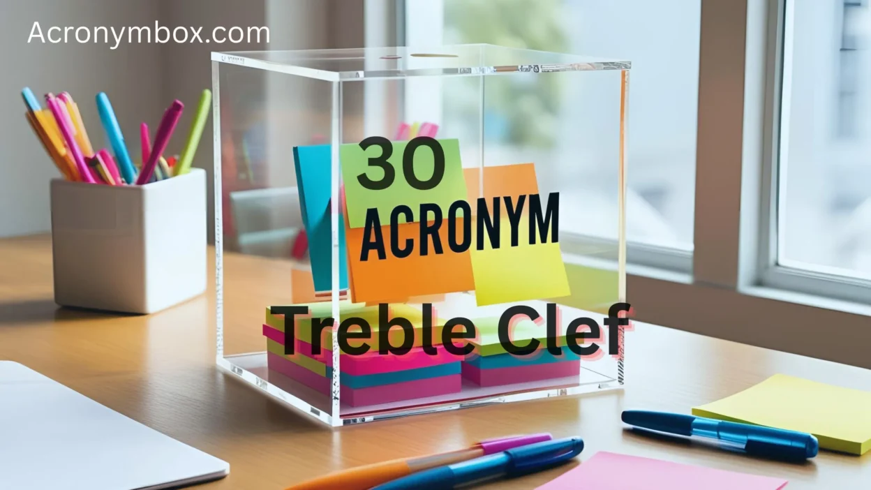 Treble Clef Acronym