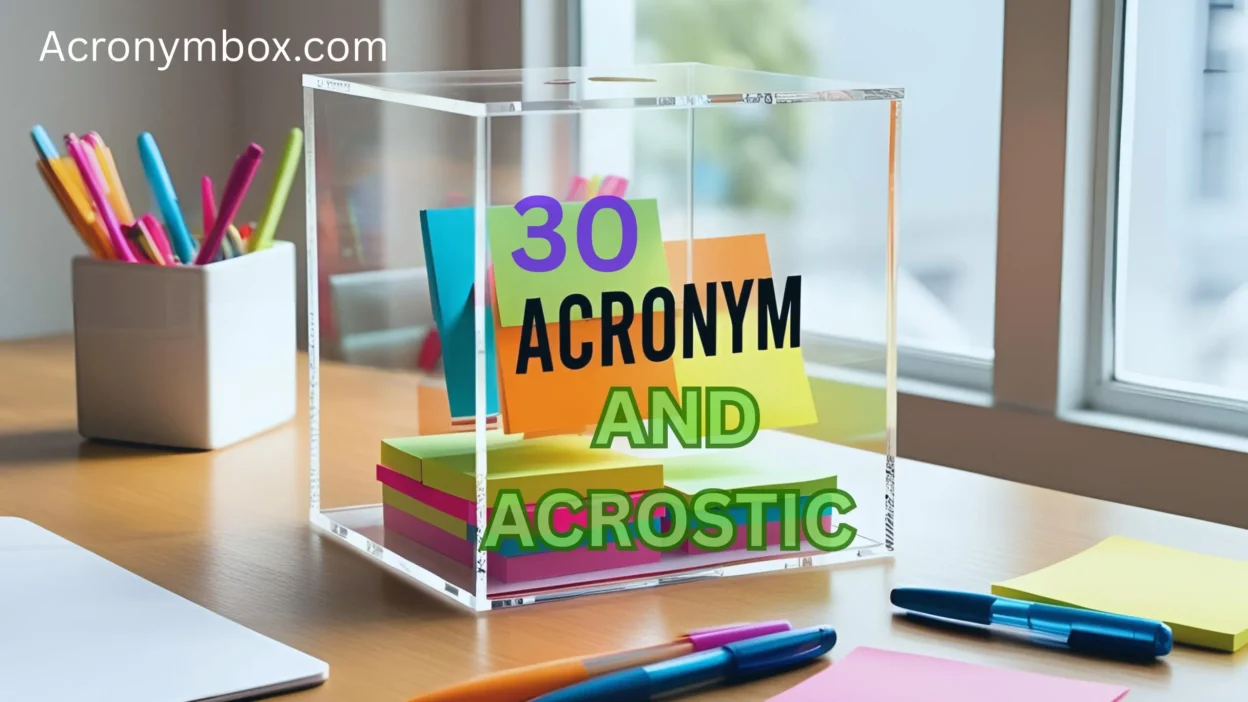 Acrostic and Acronym