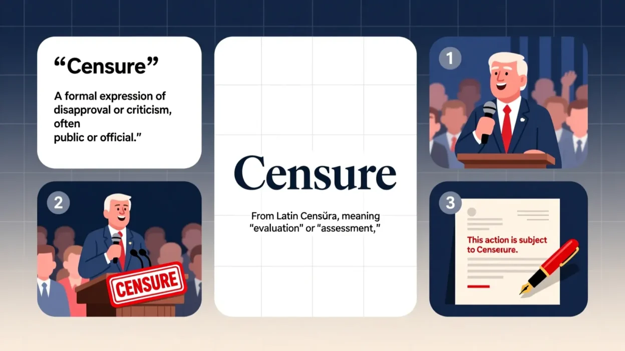 What Does Censure Mean