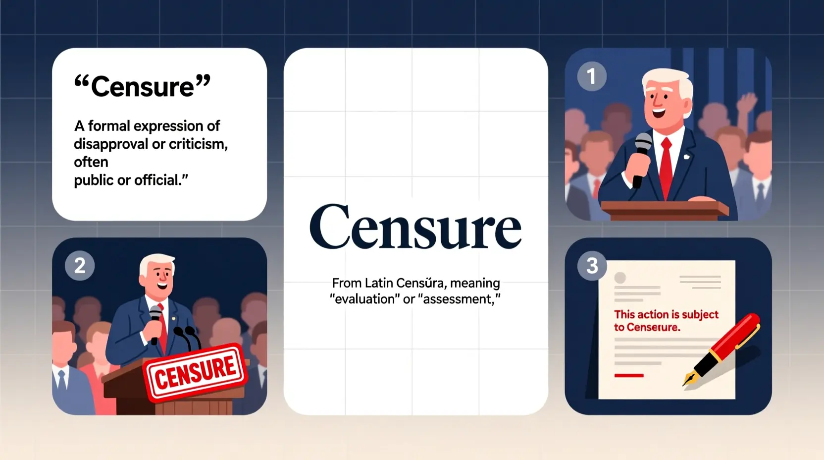 What Does Censure Mean