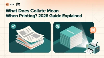What Does Collate Mean When Printing