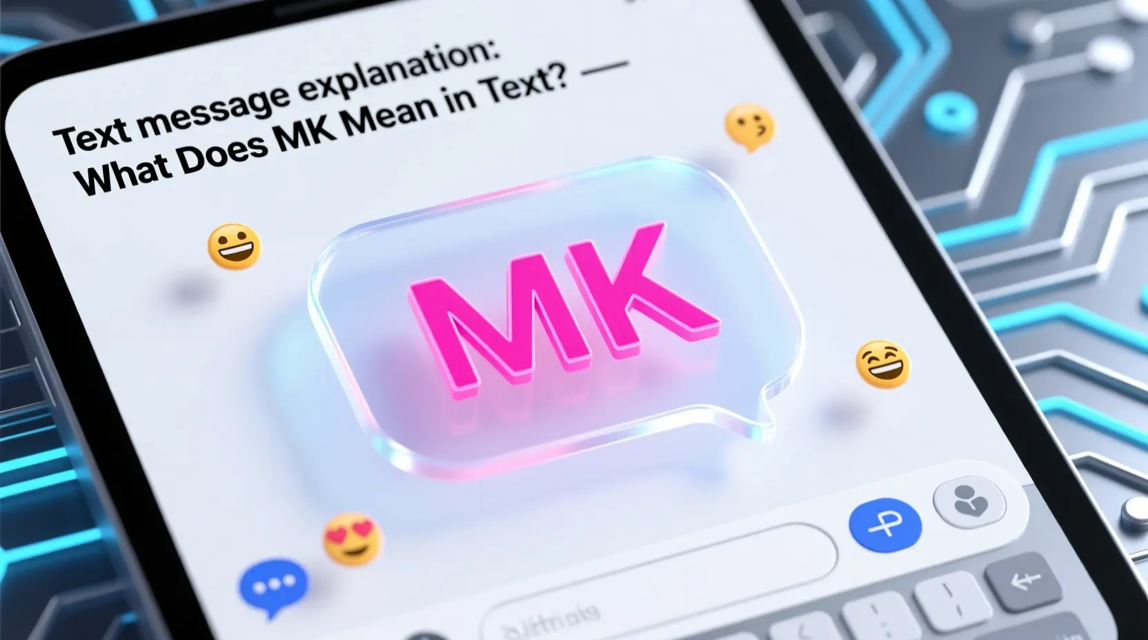What Does MK Mean in Text? 💬