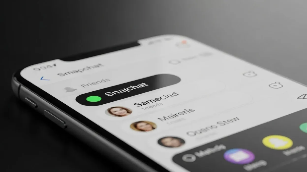 what does the green dot mean on snapchat